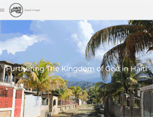 Tablet Screenshot of haitigospelfund.com